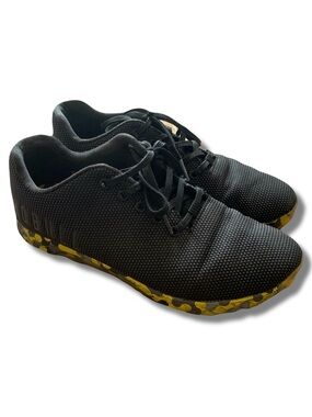NOBULL Superfabric Gun Trainer Shoes Camouflage Yellow Black Size 11